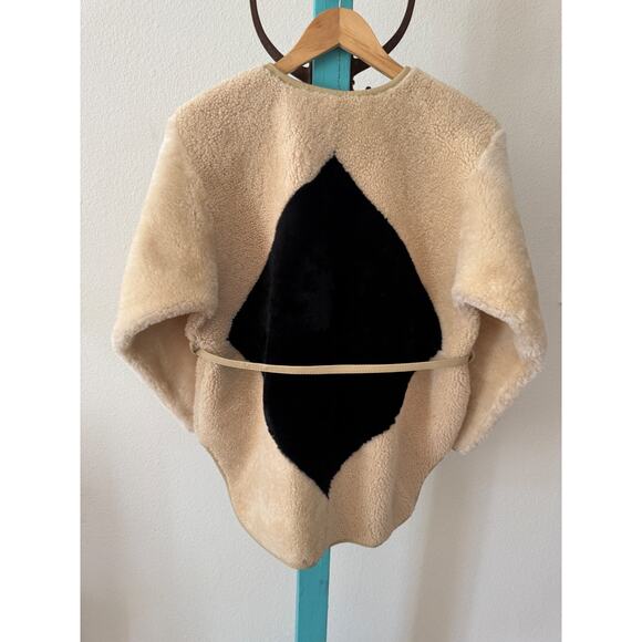 Milena Silvano Jackets & Blazers - NWOT MILENA SILVANO Diamond Robe Coat - Oak - Small